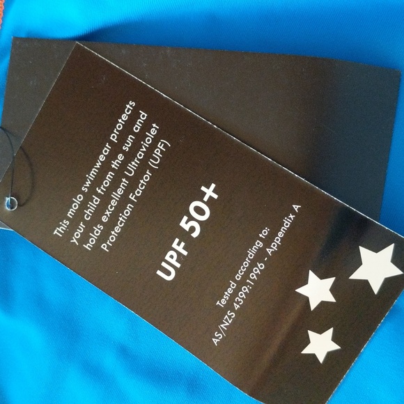 NWT MOLO Blue Sky Surfshirt Kids UV Swim Set - Picture 3 of 12